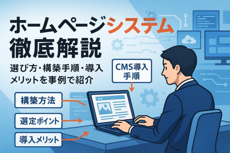 ホームページ作成システムの比較と選び方完全ガイド｜料金やおすすめCMS・無料サービスも解説