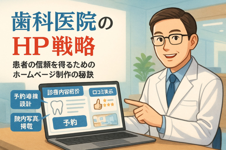 歯科医院で患者に選ばれるためのホームページ作成戦略とは