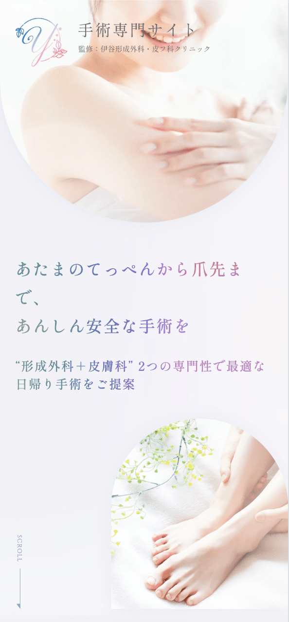 伊谷形成外科・皮フ科クリニック 様【日帰り手術専門サイト】