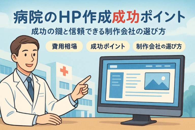 HP作成が病院で成功するポイント徹底解説｜費用比較と信頼できる制作会社の選び方