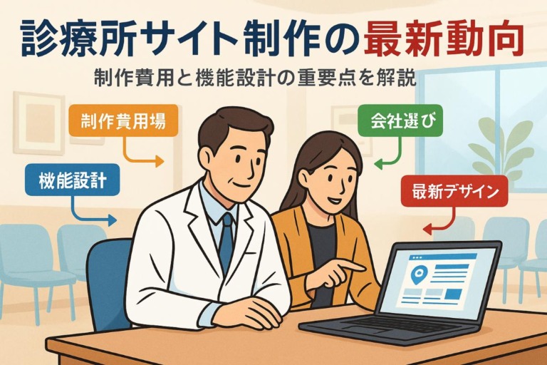 診療所のホームページ制作の最新トレンドと費用相場を徹底解説｜失敗しない会社選びと機能設計のポイント