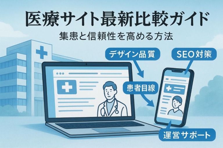 医療ウェブサイト制作でクリニックや病院の集患と信頼性を高める最新比較ガイド