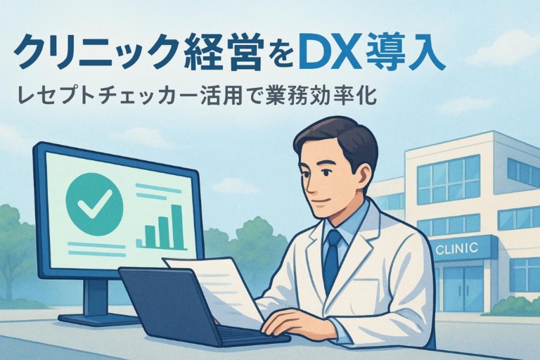 レセプトチェッカーでクリニック経営安定！機能解説とDX活用方法紹介