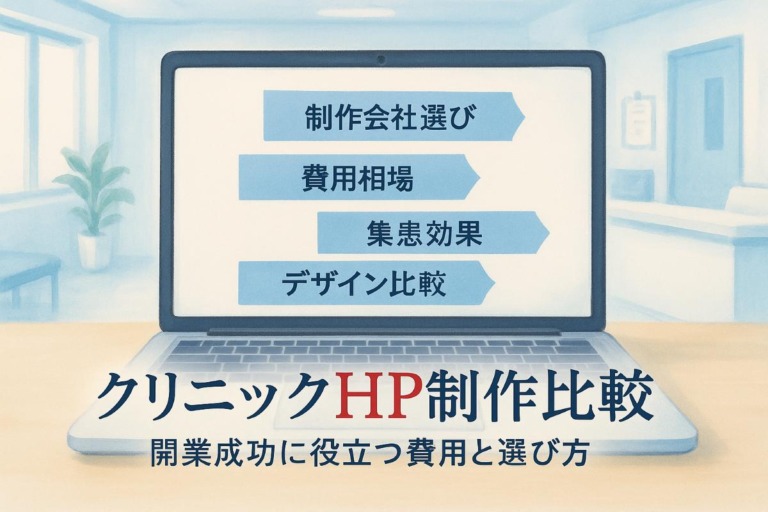 クリニックのホームページ制作で開業を成功へ導く最新比較ポイントと費用解説