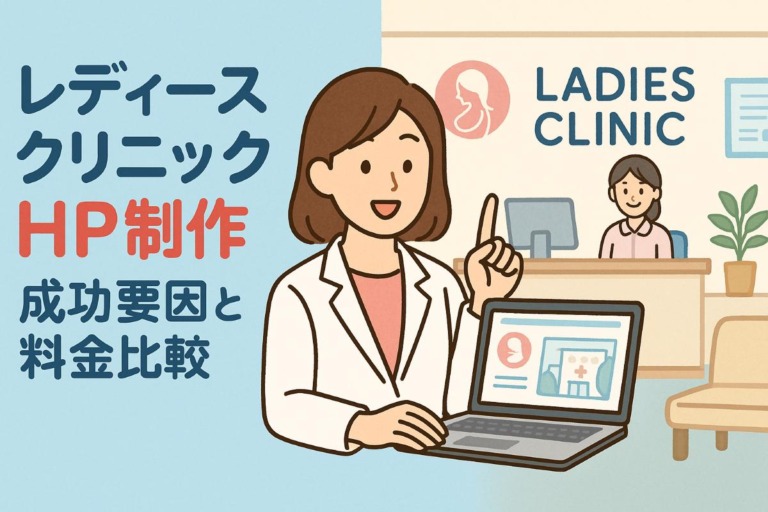レディースクリニックのホームページ制作で成功する要因と料金比較｜実例で学ぶ集患デザインと最新改善策