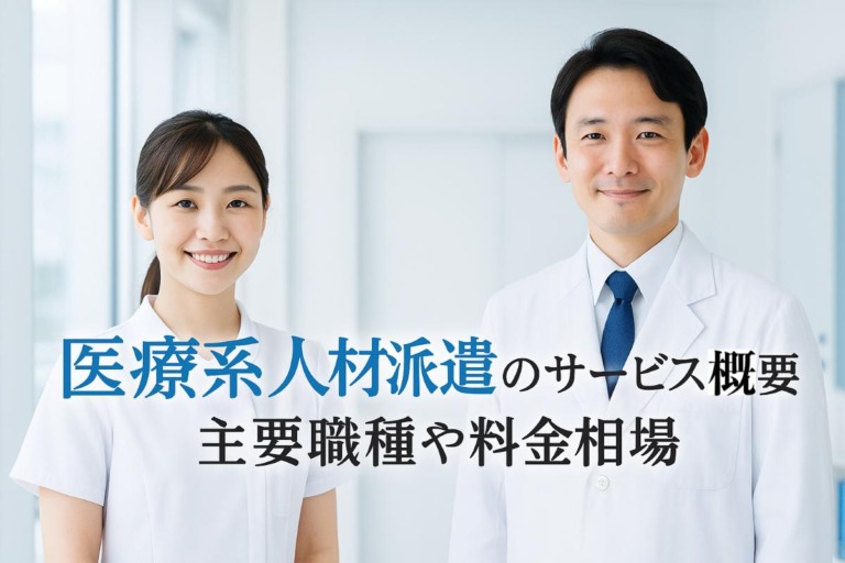 医療系人材派遣のサービス概要と医療サービスの質のために