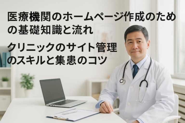 医療機関のホームページ作成のための基礎知識と流れ｜クリニックのサイト管理のスキルと集患のコツ