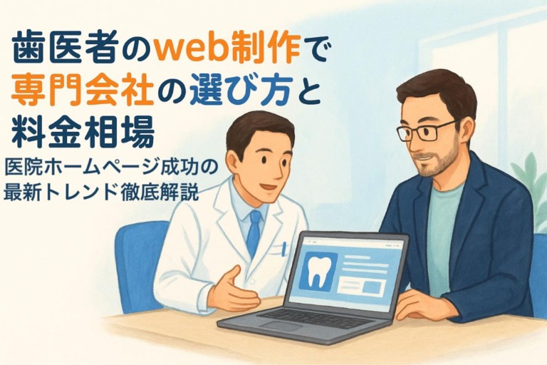 歯医者のweb制作で専門会社の選び方と料金相場｜医院ホームページ成功の最新トレンド徹底解説