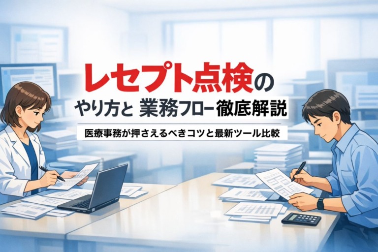 レセプト点検のやり方と業務フロー徹底解説｜医療事務が押さえるべきコツと最新ツール比較