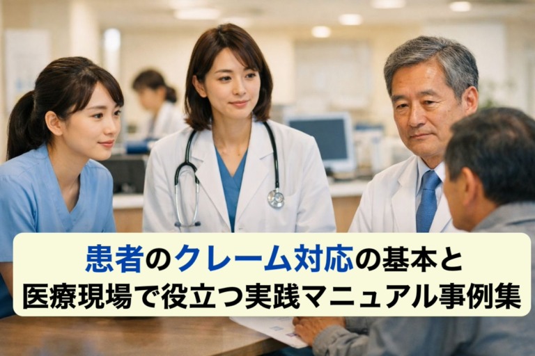 患者のクレーム対応の基本と医療現場で役立つ実践マニュアル事例集