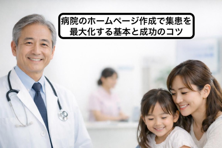 病院のホームページ作成で集患を最大化する基本と成功のコツ