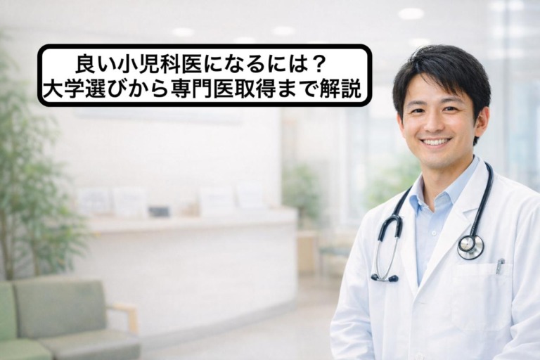良い小児科医になるには？大学選びから専門医取得まで解説