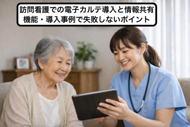 訪問看護での電子カルテ導入と情報共有｜機能・導入事例で失敗しないポイント
