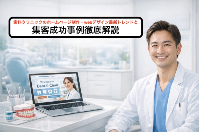 歯科クリニックのホームページ制作・webデザイン最新トレンドと集客成功事例徹底解説