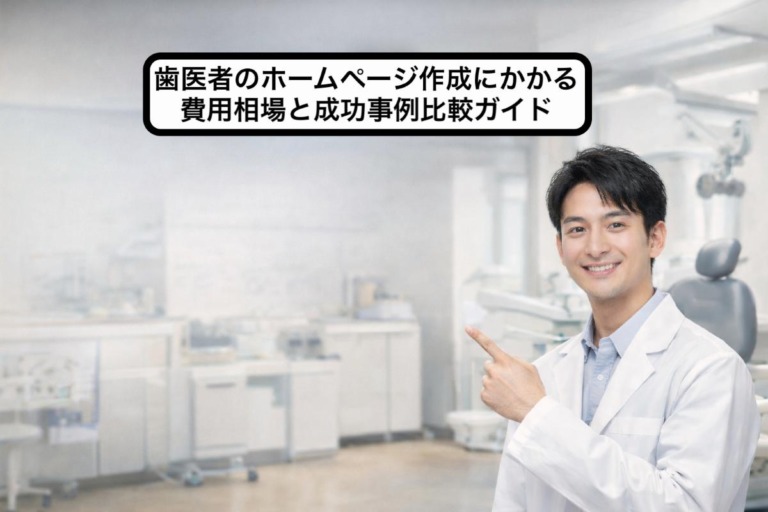 歯医者のホームページ作成にかかる費用相場と成功事例比較ガイド