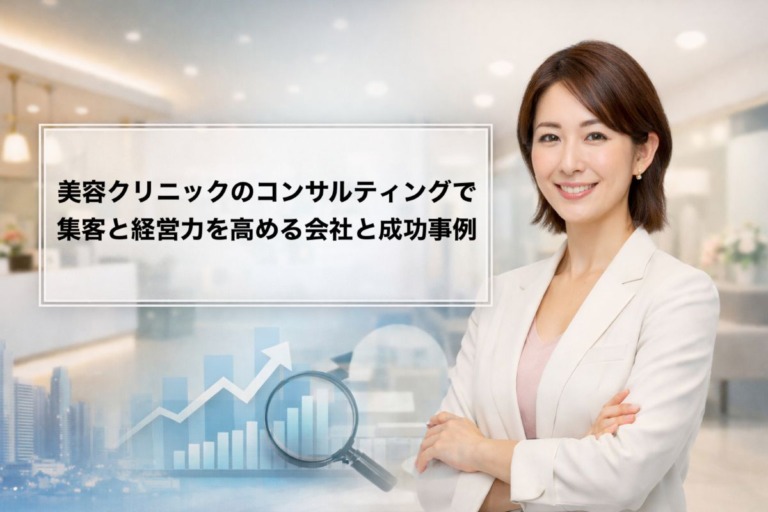 美容クリニックのコンサルティングで集客と経営力を高める会社と成功事例