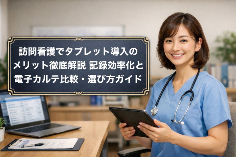 訪問看護でタブレット導入のメリット徹底解説｜記録効率化と電子カルテ比較・選び方ガイド