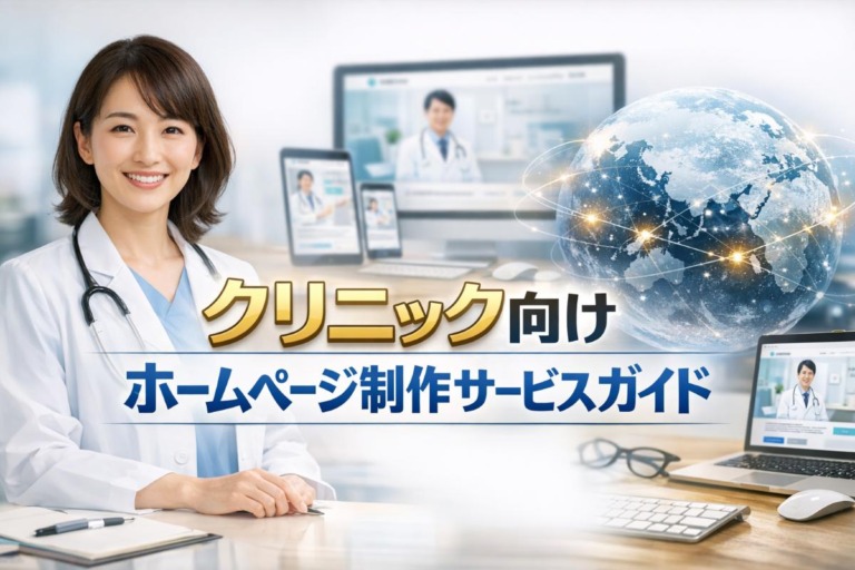 クリニック向けホームページ制作サービス完全ガイド｜無料プランから長期運用まで解説