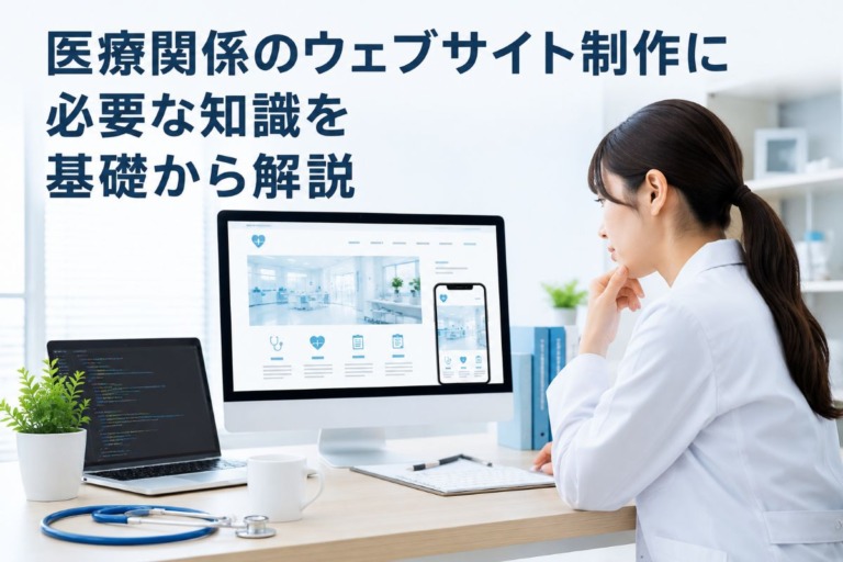 医療関係のウェブサイト制作に必要な知識を基礎から解説