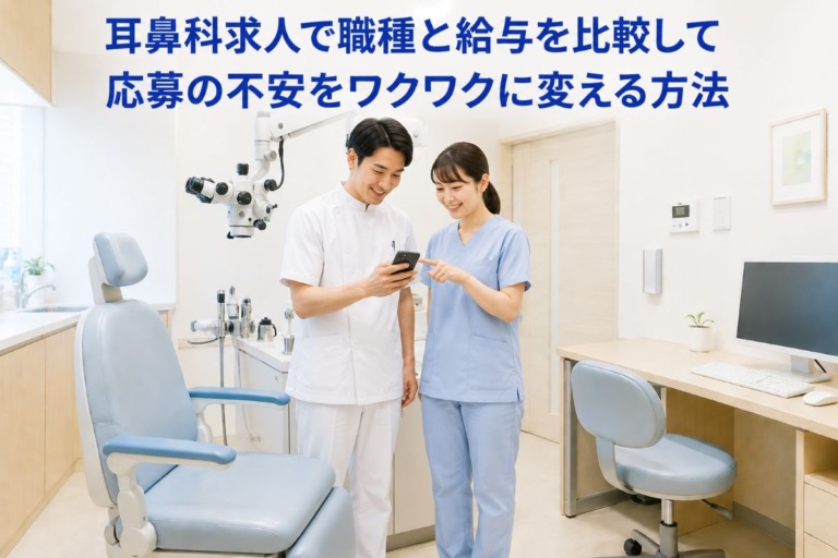 耳鼻科求人で職種と給与を比較して応募の不安をワクワクに変える方法