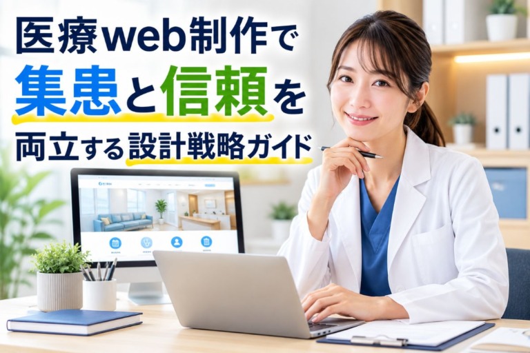 医療web制作で集患と信頼を両立する設計戦略ガイド
