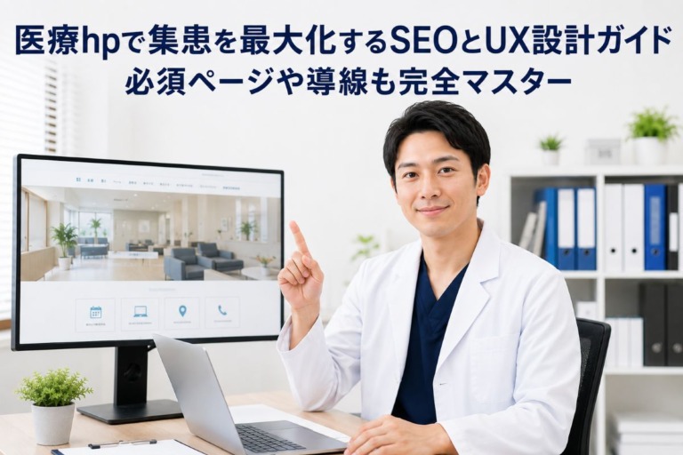 医療hpで集患を最大化するSEOとUX設計ガイド〜必須ページや導線も完全マスター