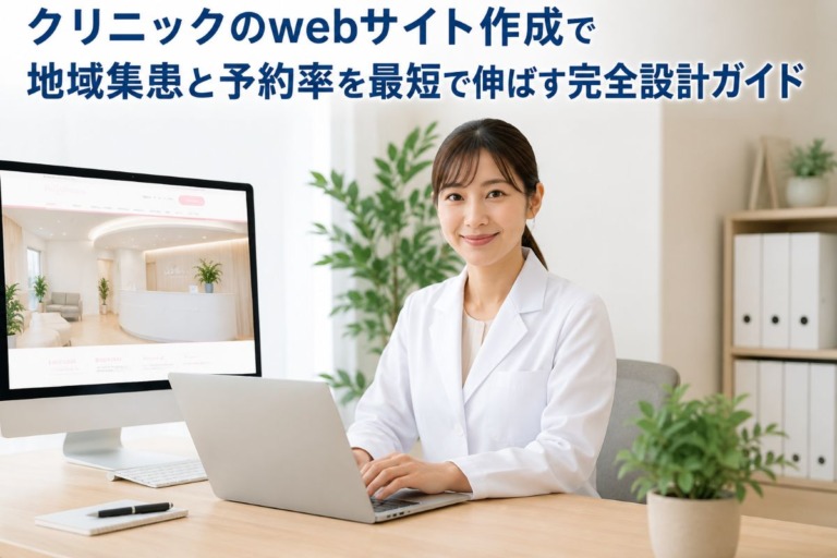 クリニックのwebサイト作成で地域集患と予約率を最短で伸ばす完全設計ガイド