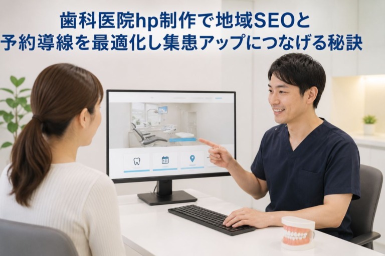 歯科医院hp制作で地域SEOと予約導線を最適化し集患アップにつなげる秘訣