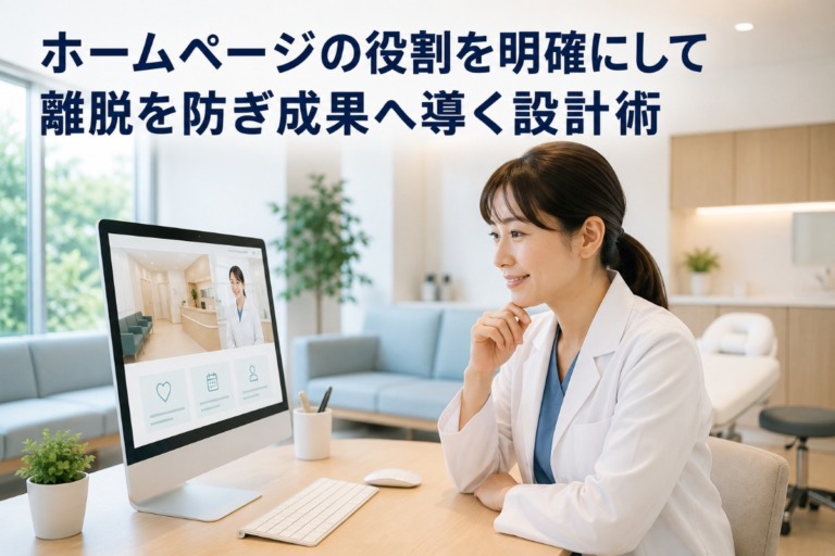 ホームページの役割を明確にして離脱を防ぎ成果へ導く設計術