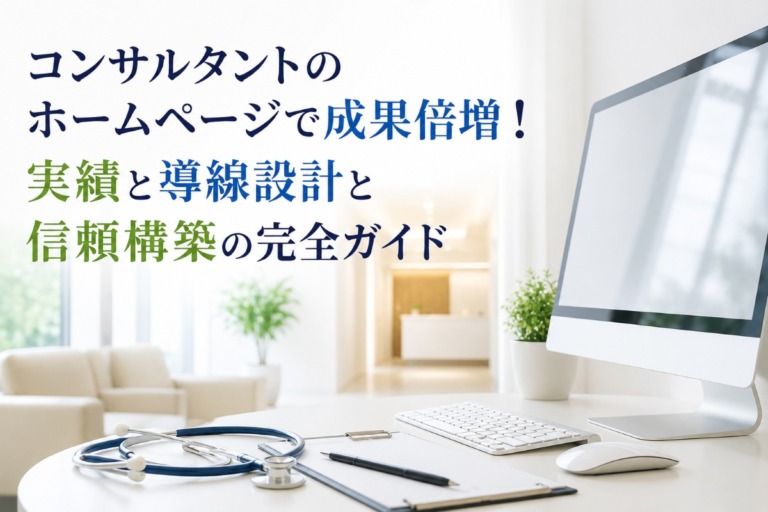コンサルタントのホームページで成果倍増！実績と導線設計と信頼構築の完全ガイド
