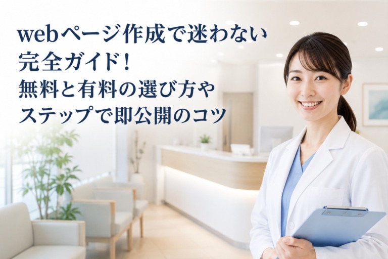 webページ作成で迷わない完全ガイド！無料と有料の選び方やステップで即公開のコツ