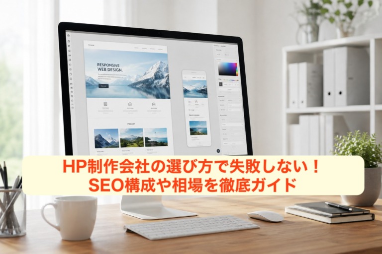 HP制作会社の選び方で失敗しない！SEO構成や相場を徹底ガイド