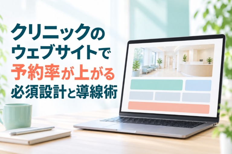 クリニックのウェブサイトで予約率が上がる必須設計と導線術