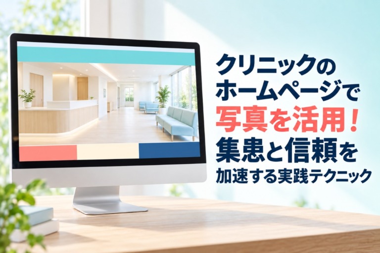 クリニックのホームページで写真を活用！集患と信頼を加速する実践テクニック