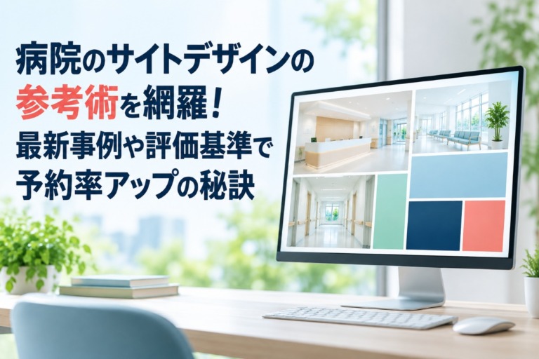 病院のサイトデザインの参考術を網羅！最新事例や評価基準で予約率アップの秘訣