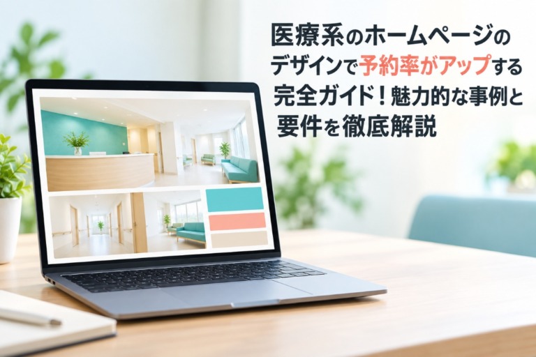 医療系のホームページのデザインで予約率がアップする完全ガイド！魅力的な事例と要件を徹底解説