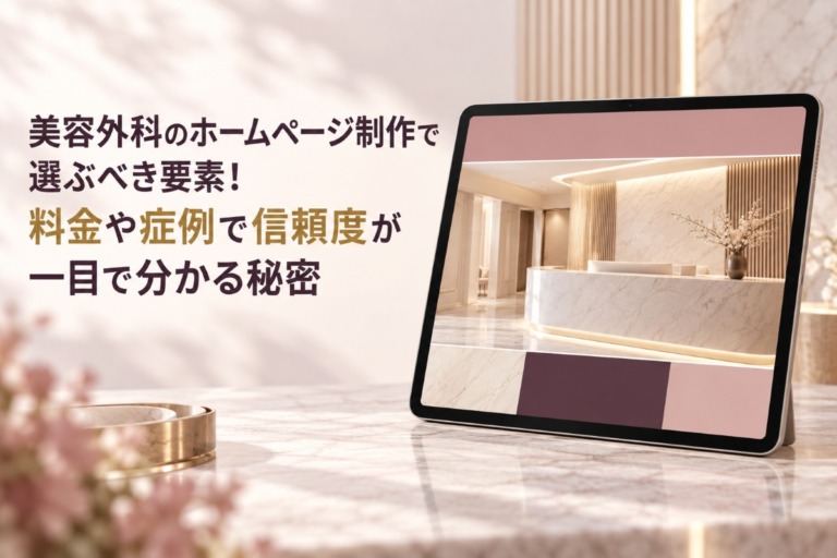 美容外科のホームページ制作で選ぶべき要素！料金や症例で信頼度が一目で分かる秘密